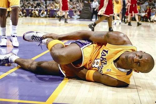 科比跟腱图片,运动之痛与传奇落幕